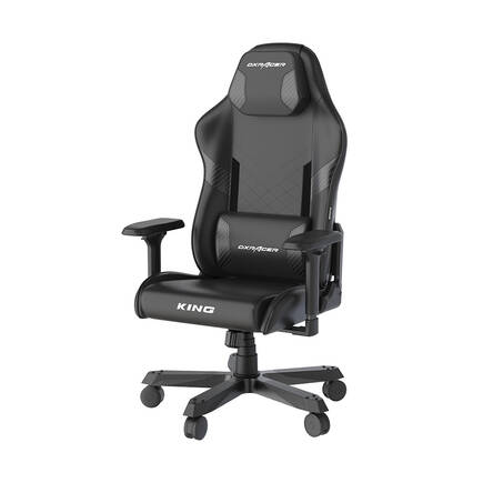 DX Racer King Serisi Oyuncu ve Çalışma Koltuğu-Siyah 61x128-138x58 cm (GxYxD) - 3