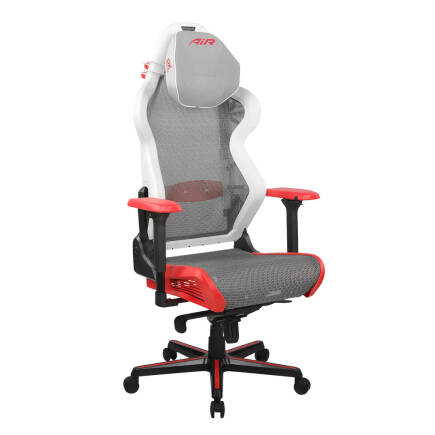 DXRacer AIR Serisi Oyuncu ve Çalışma Koltuğu-Beyaz-Kırmızı 67x134-141x69 cm (GxYxD) - 1