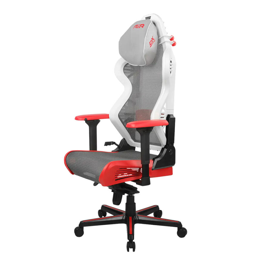 DXRacer AIR Serisi Oyuncu ve Çalışma Koltuğu-Beyaz-Kırmızı 67x134-141x69 cm (GxYxD) - 3