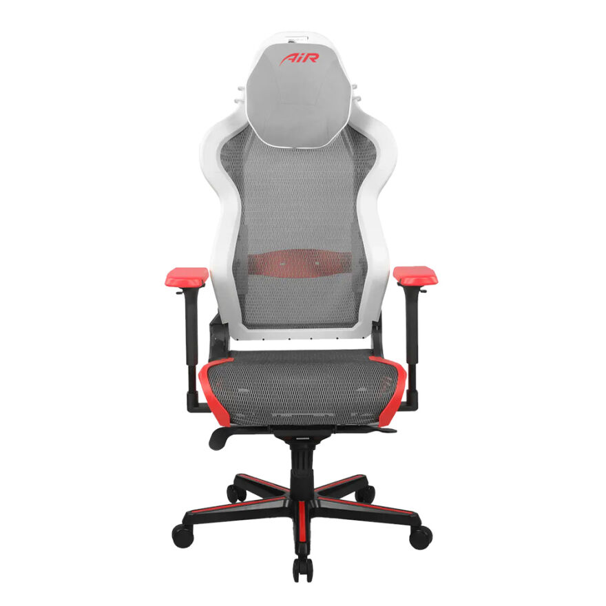 DXRacer AIR Serisi Oyuncu ve Çalışma Koltuğu-Beyaz-Kırmızı 67x134-141x69 cm (GxYxD) - 2