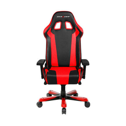 DXRacer King Serisi Oyuncu ve Çalışma Koltuğu-Siyah-Kırmızı 67x130-137x62 cm (GxYxD) - 2