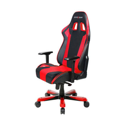 DXRacer King Serisi Oyuncu ve Çalışma Koltuğu-Siyah-Kırmızı 67x130-137x62 cm (GxYxD) - 3