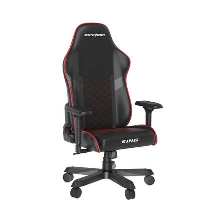 DX Racer King Serisi Oyuncu ve Çalışma Koltuğu-Siyah-Kırmızı 61x128-138x58 cm (GxYxD) - 9