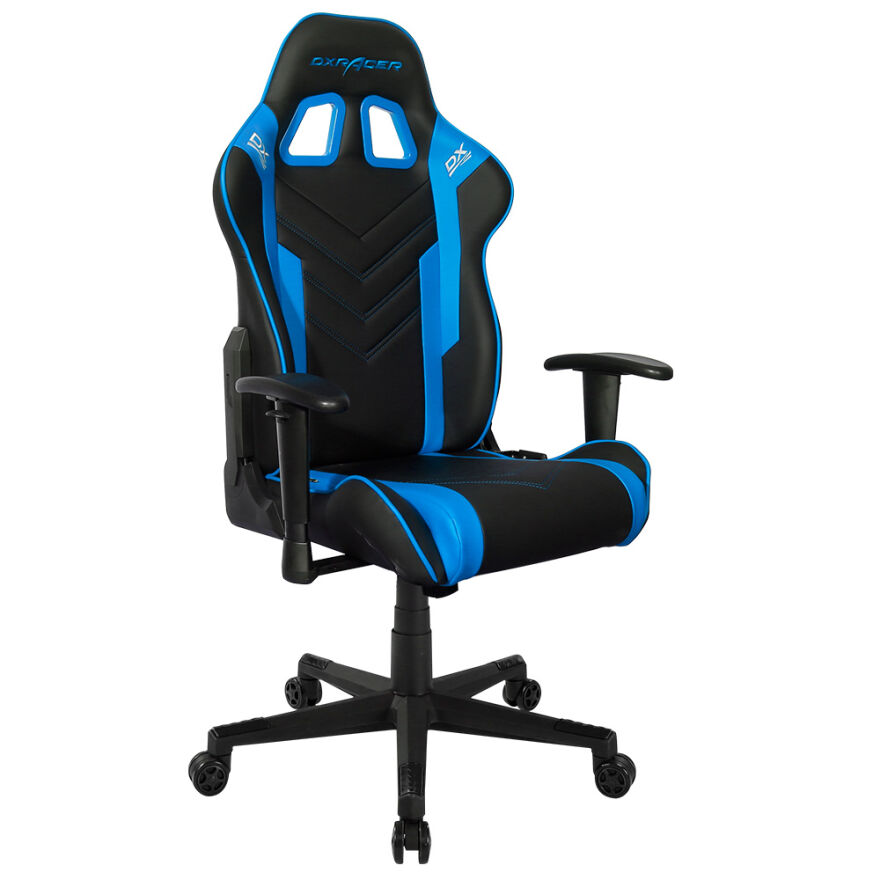 DXRacer Optimum Serisi Oyuncu ve Çalışma Koltuğu-Siyah-Mavi 60x117-124x54 cm (GxYxD) - 1