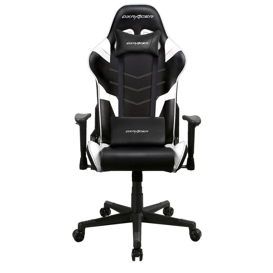 DXRacer Prince Serisi Oyuncu ve Çalışma Koltuğu-Beyaz 60x126-136x54 cm (GxYxD) - 2