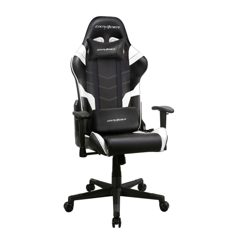 DXRacer Prince Serisi Oyuncu ve Çalışma Koltuğu-Beyaz 60x126-136x54 cm (GxYxD) - 1