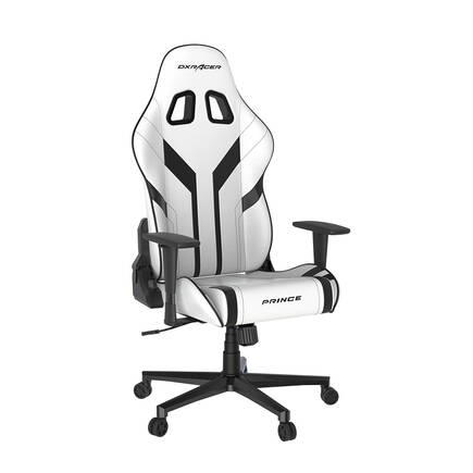 DXRacer Prince Serisi Oyuncu ve Çalışma Koltuğu-Beyaz-Siyah 57x125-133x54 cm (GxYxD) - 9