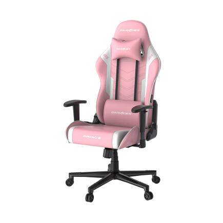 DXRacer Prince Serisi Oyuncu ve Çalışma Koltuğu-Pembe-Beyaz 58x126-136x54 cm (GxYxD) - 3