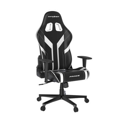 DXRacer Prince Serisi Oyuncu ve Çalışma Koltuğu-Siyah-Beyaz 57x125-133x54 cm (GxYxD) - 9