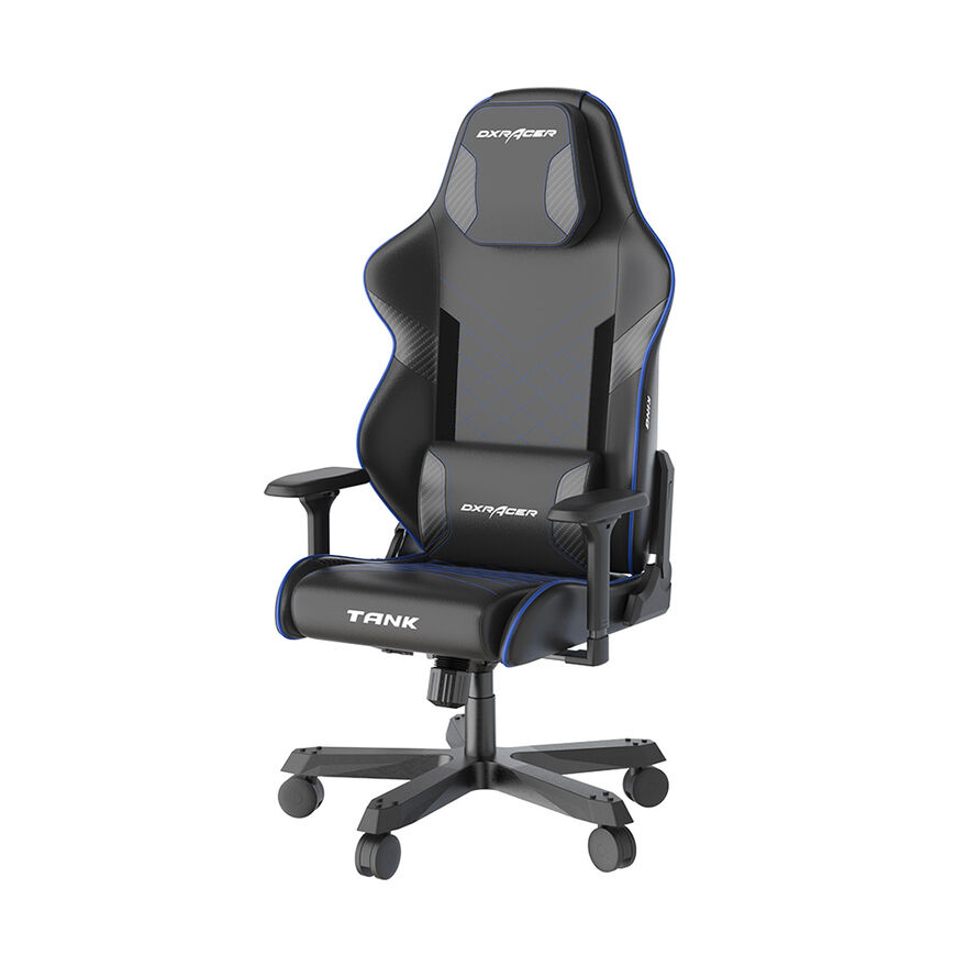 DXRacer Tank Serisi Oyuncu ve Çalışma Koltuğu-Siyah-Mavi 66x135-145x61 cm (GxYxD) - 3